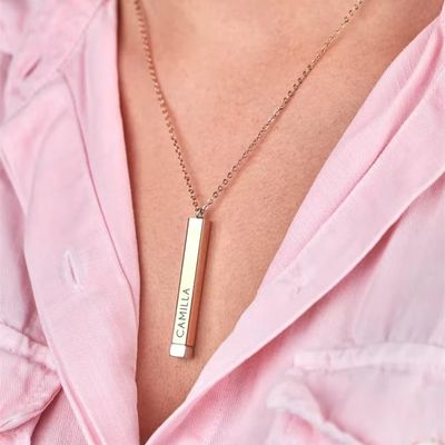 3D-gravierte Halskette