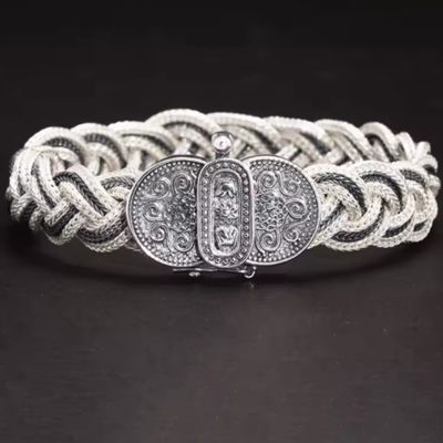 Silbernes Armband für Damen und Herren Ringsilber
