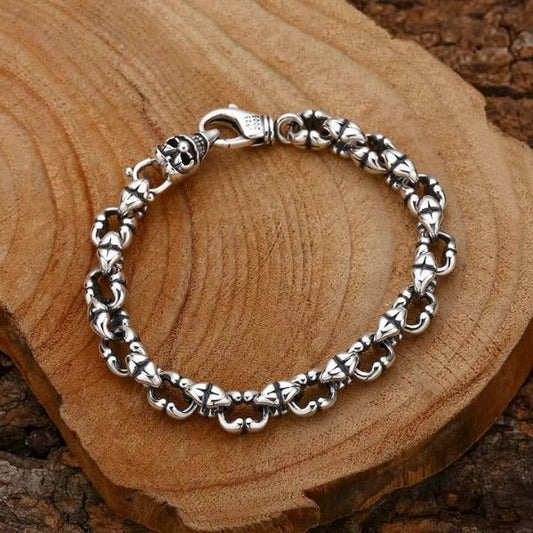 Silber-Konigskette-Armband