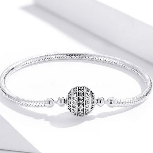 Armband aus echtem Silber für Damen - Ringsilber