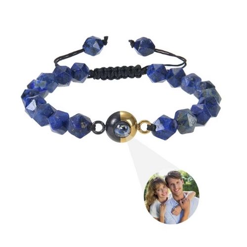 Armband mit Bild im Stein Ringsilber