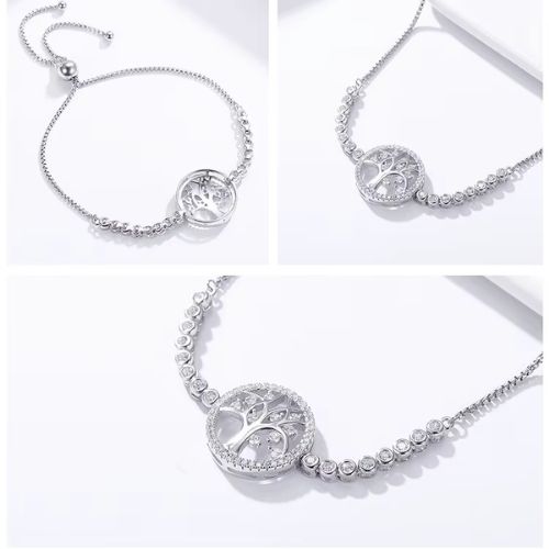 Armband mit Lebensbaum Symbol Ringsilber