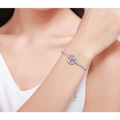 Armband mit Lebensbaum Symbol Ringsilber