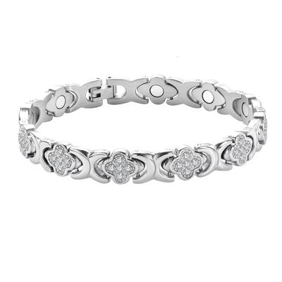 Armband mit vierblättrigem Kleeblatt-Design für Damen und Herren