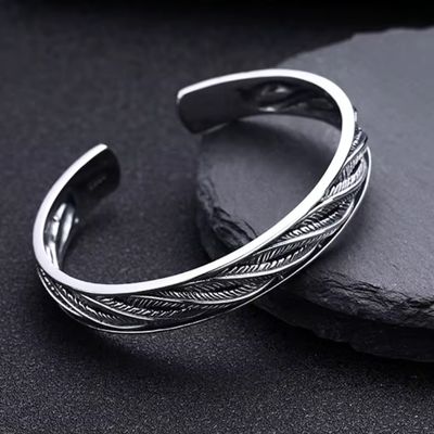 Armreifen Breit Silber Ringsilber