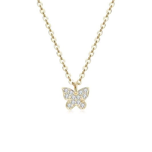 Damen-Schmetterlings-Halskette