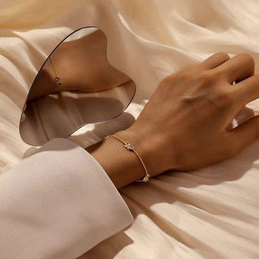 Damenarmband aus 925er Sterlingsilber - Ringsilber