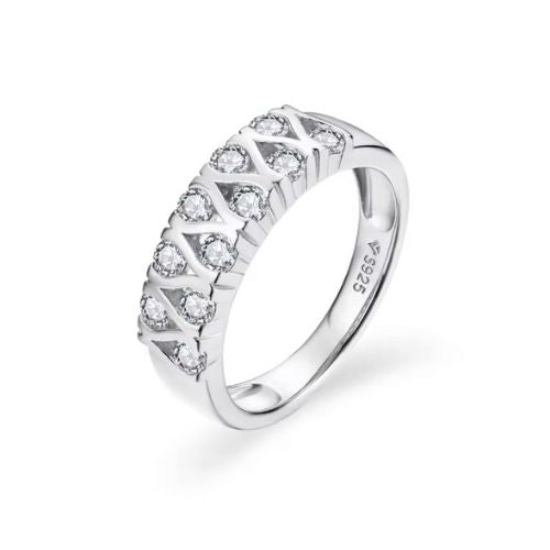 Damenring aus echtem Silber Ringsilber