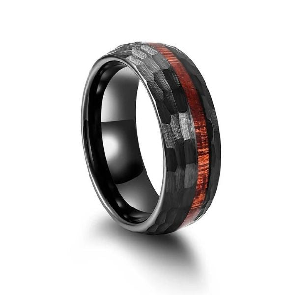 Ehering Holz für Herren - Ringsilber