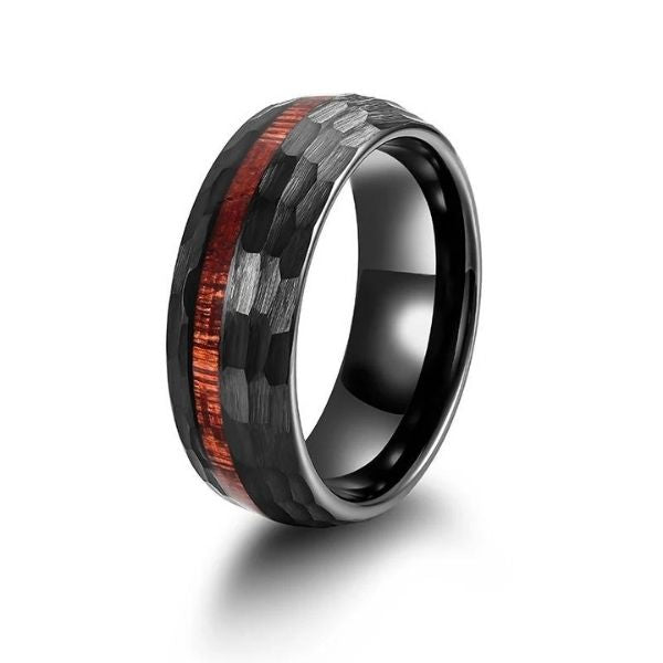 Ehering Holz für Herren - Ringsilber