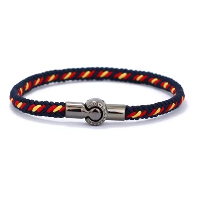 Ethnisches Seil Armband für Damen und Herren Ringsilber