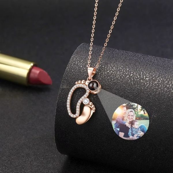 Fussabdruck-Kette-mit-Bild-fur-Damen