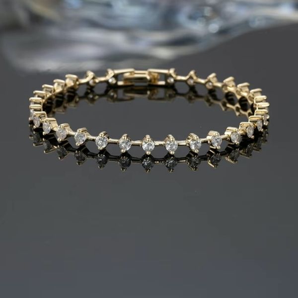 Gesteinigtes Damen Armband - Ringsilber