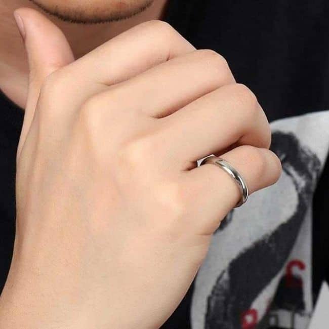 Günstiger Eheringe aus Edelstahl - Ringsilber