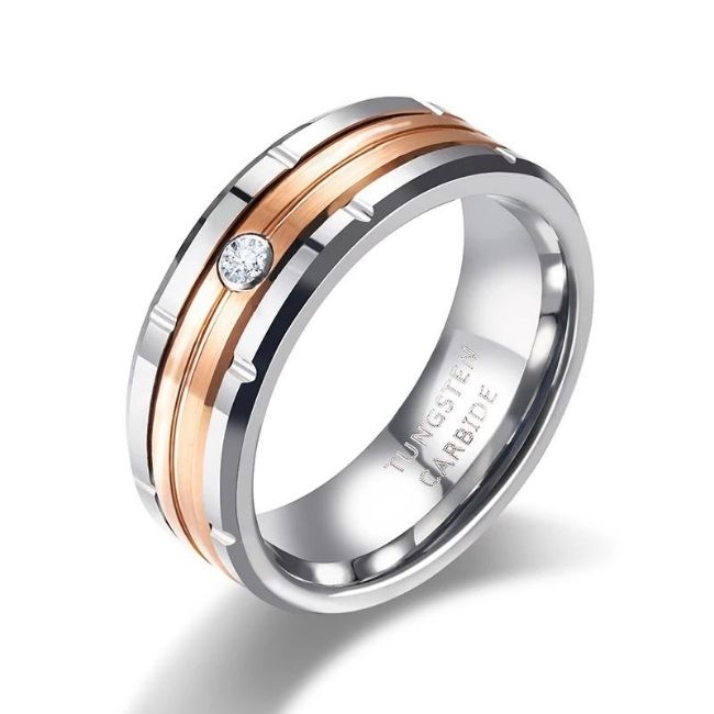 Ehering aus Stein - Ringsilber