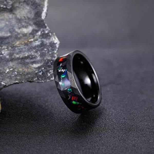 Günstiger Ehering Schwarz - Ringsilber