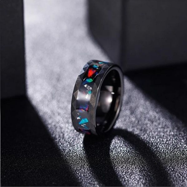 Günstiger Ehering Schwarz - Ringsilber