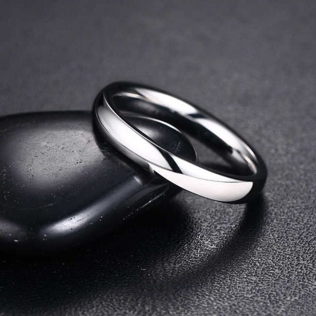 Günstiger Eheringe aus Edelstahl - Ringsilber