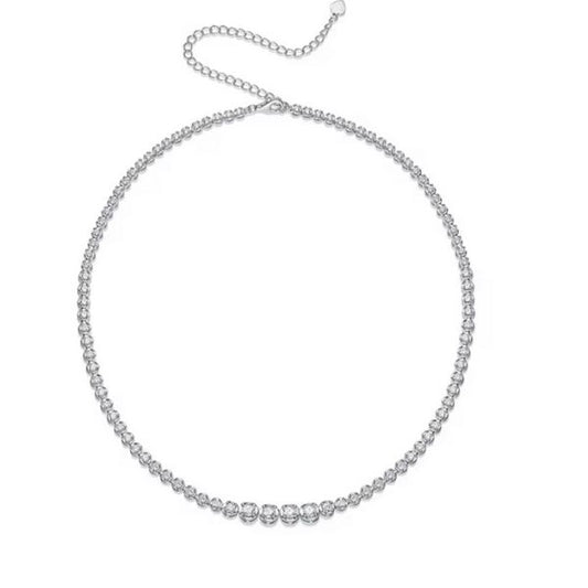 Halskette für Damen Modern - Ringsilber