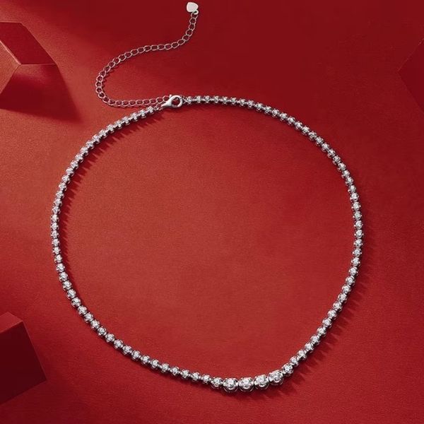 Halskette für Damen Modern - Ringsilber