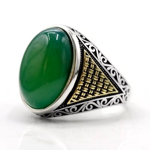 Handgefertigter Vintage-Silberring Ringsilber