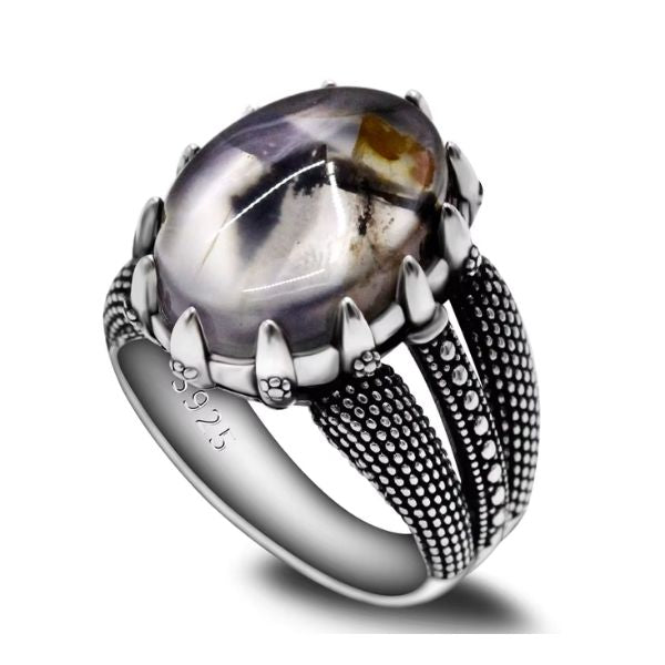 Herren-ringe-aus-naturlichem-Achatstein
