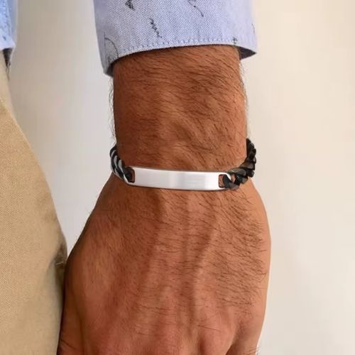 Holzkern Armbänder Ringsilber