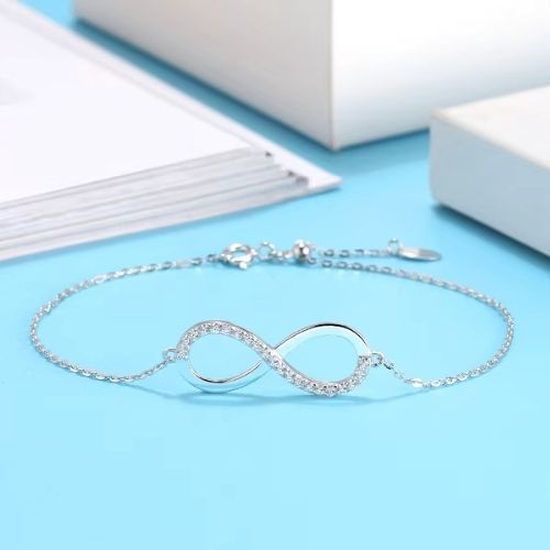 Infinity Armband Ringsilber