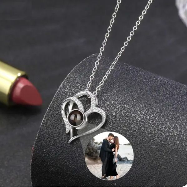 Kette mit Bild - Ringsilber