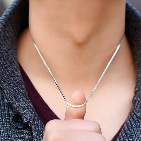 Königskette für Mann - Ringsilber