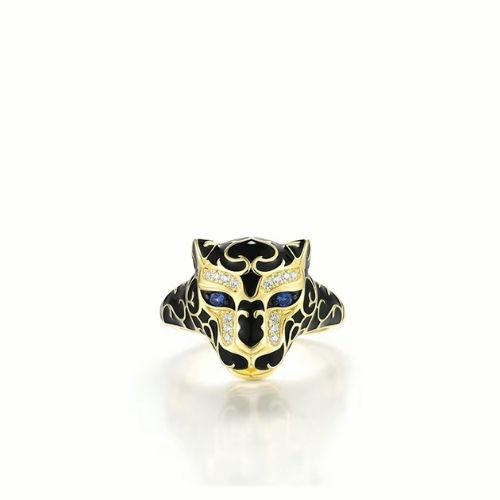 Leoparden Ring mit speziellem Design Ringsilber