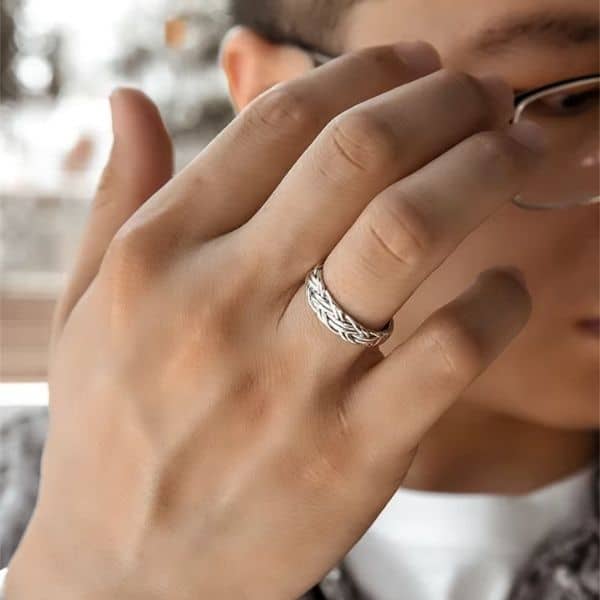 Manner-Ringe-Silber