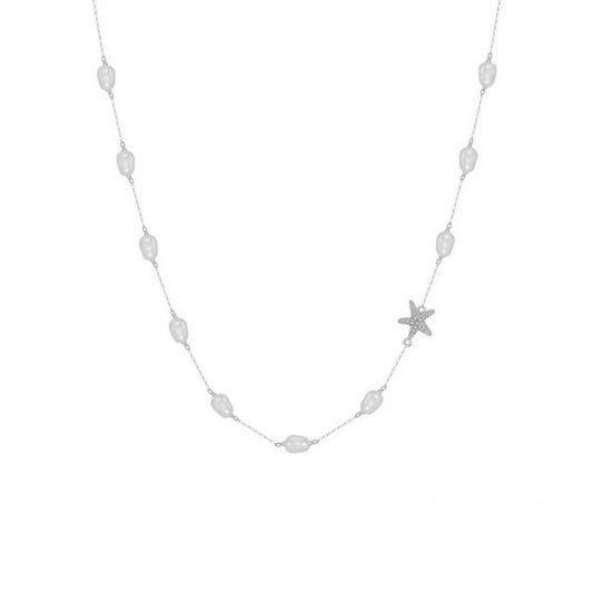 Naturliche-Perlen-Choker-Halskette