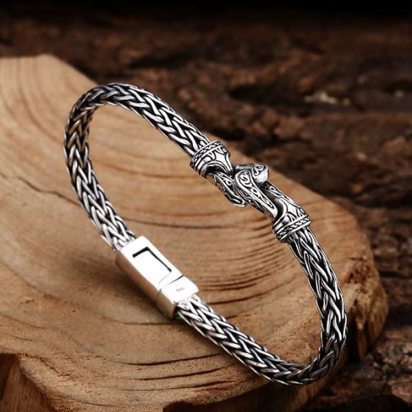 Retro-Silber-Herren-Armband