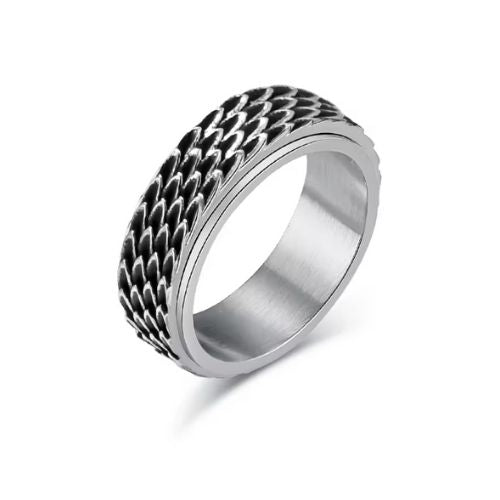 Ring Herren Edelstahl Ringsilber