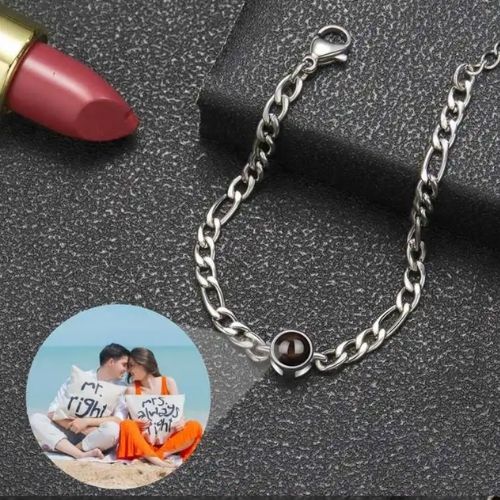 Armband mit Bild für Damen und Herren - Ringsilber