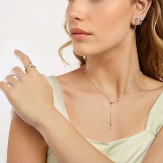 Silberne-Schlangenkette