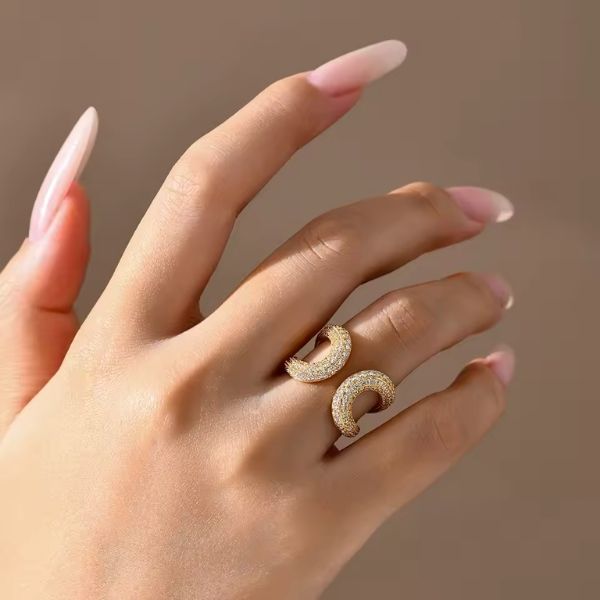 Verlobungsring mit verstellbarer Größe Ringsilber