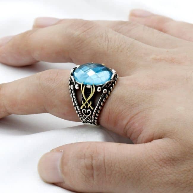 Zulfikar Schwert Design Silberring - Ringsilber