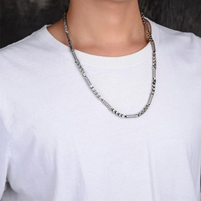 Silber-Ketten-Manner