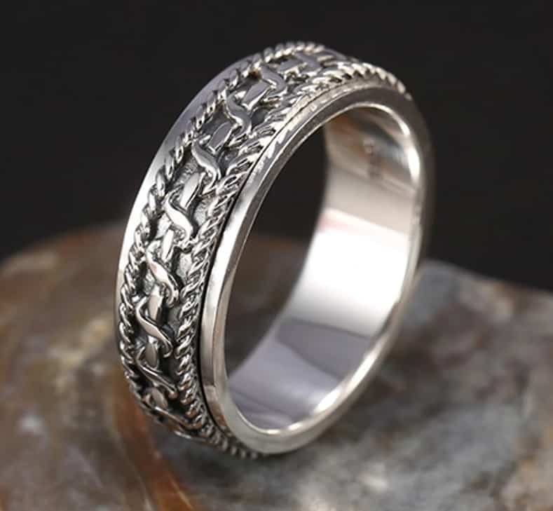 Spinner Ring - Anxiety Ring Ringsilber