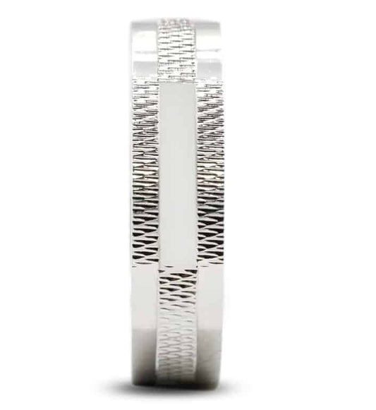 Anpassbarer silberner Ehering