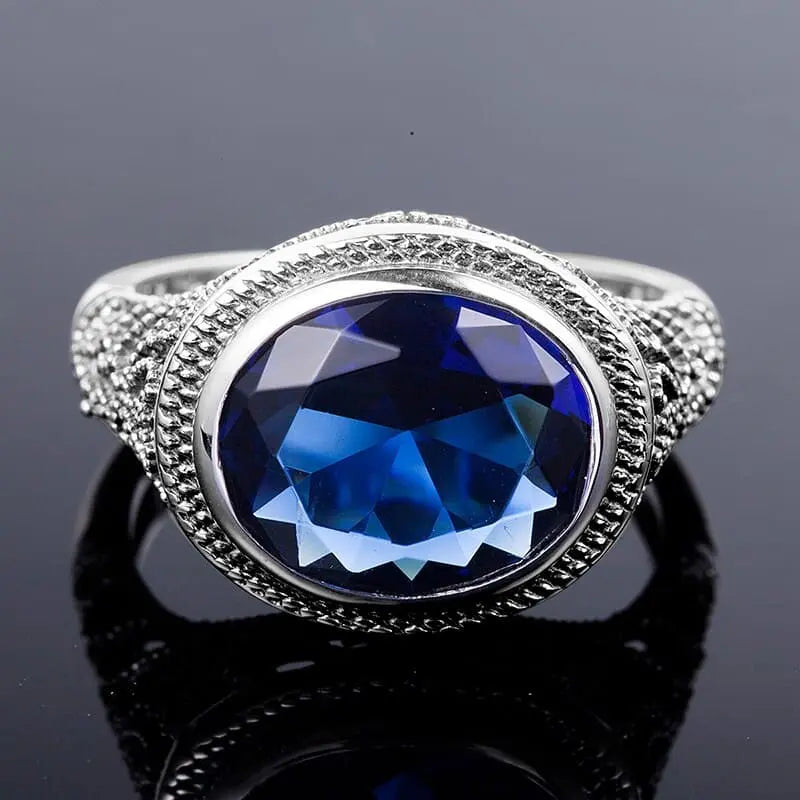 Luxus-Silberring für Damen und Herren Ringsilber