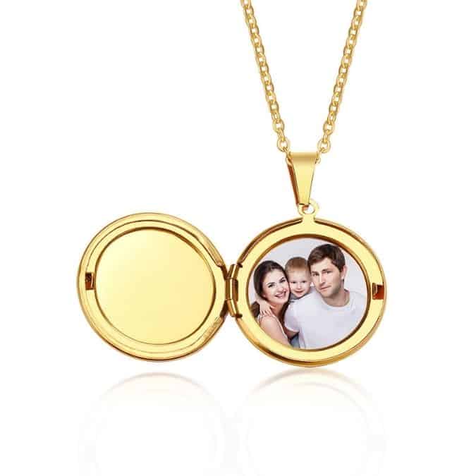 Medaillon Kette Mit Bild Und Gravur Ringsilber Medaillon Kette Mit Bild Und Gravur Ringsilber