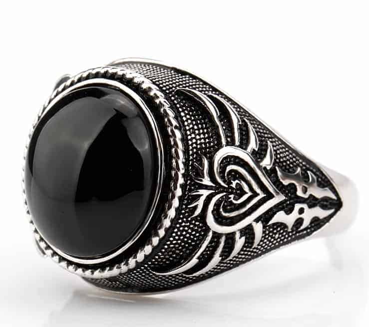 Ring mit Herz für Männer