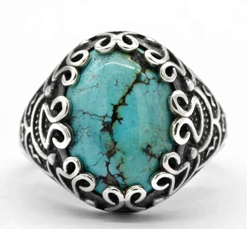 Ring mit Türkiser Stein