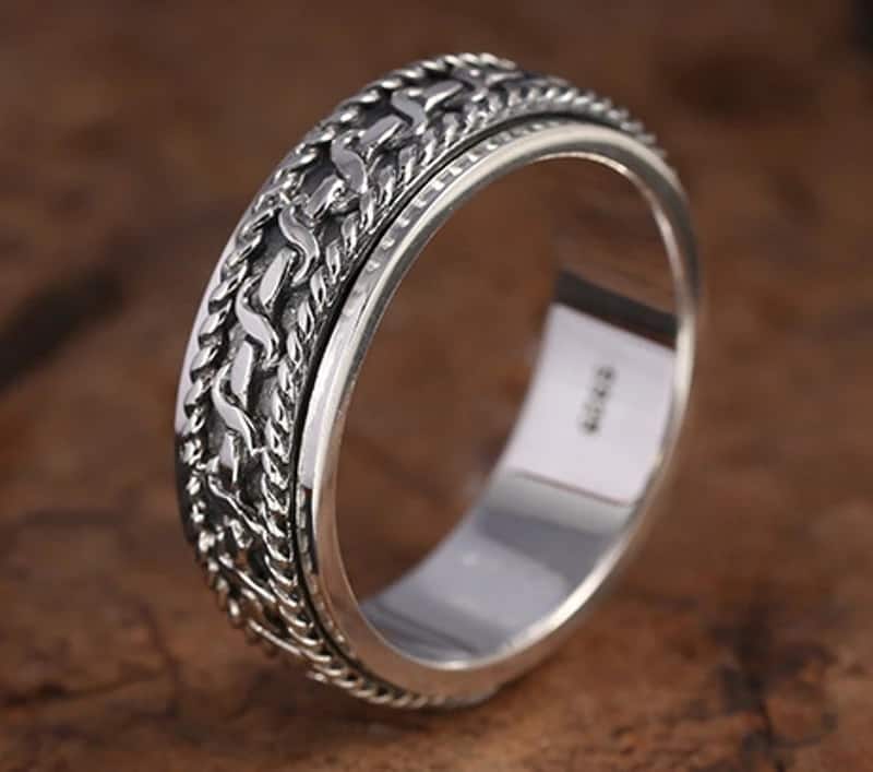 Spinner Ring - Anxiety Ring Ringsilber
