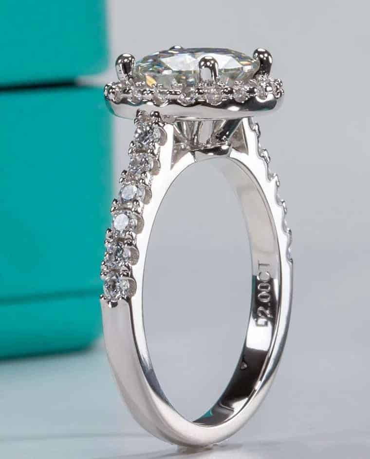 Verlobungsringe Silber mit Stein für Damen
