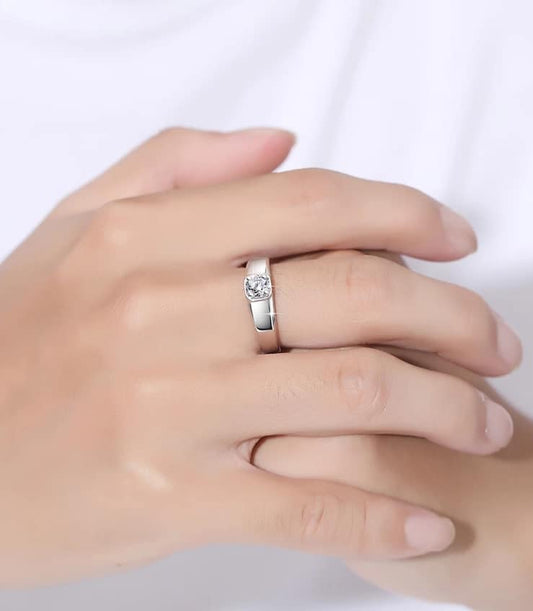 Verlobungsring Vintage Silber