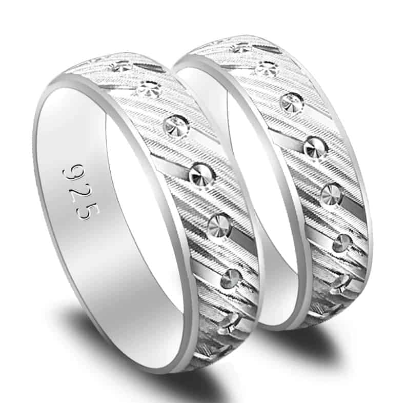 Eheringe Silber Vintage